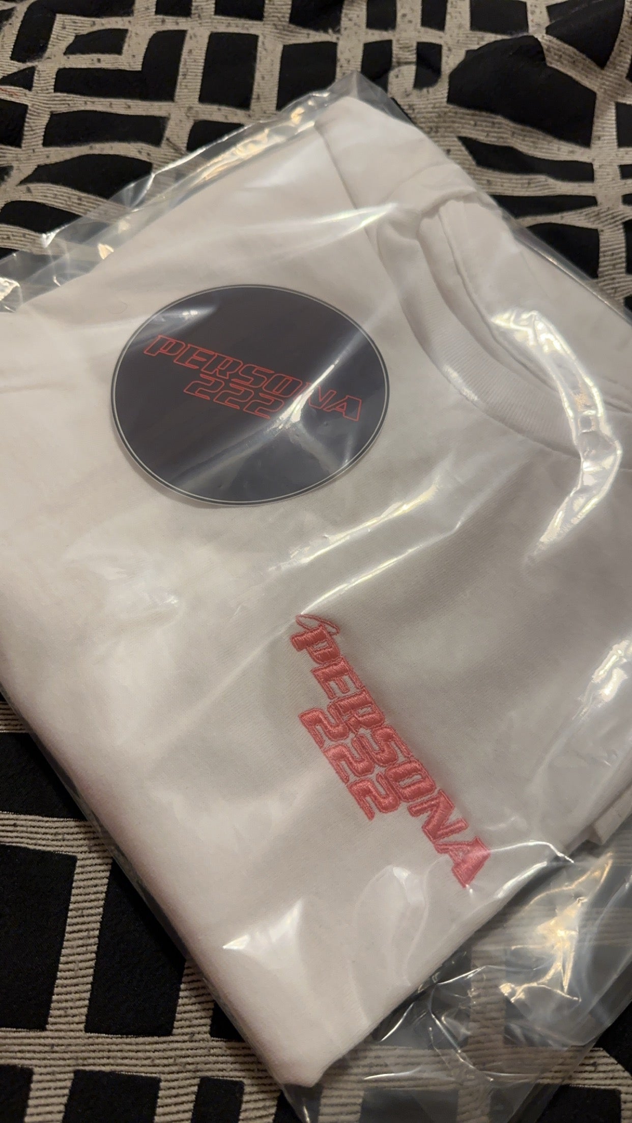 Persona 222 PinkonWhite T-Shirt